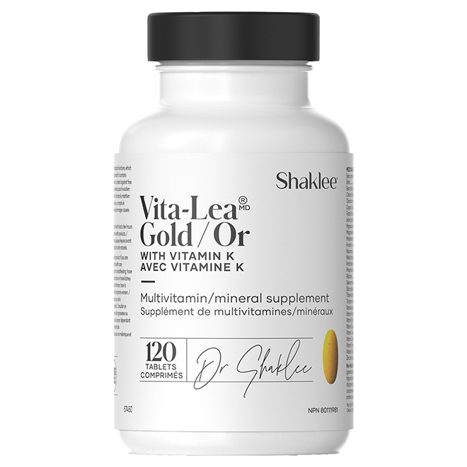 Vita-Lea Gold With Vitamin K front Vita-Lea Gold With Vitamin K front
